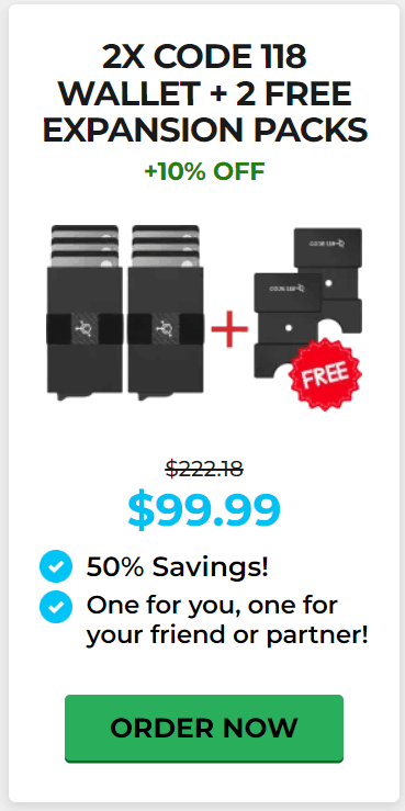 Code 118 Wallet 13
